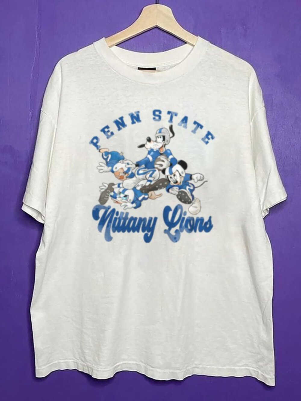 Vintage NCAA Penn State Nittany Lions Football Shirt, Penn State University Tee